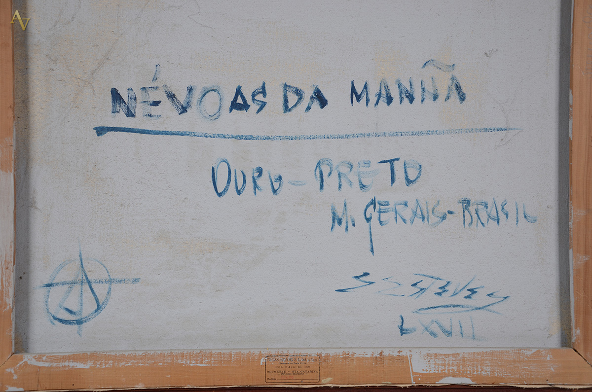 ESTEVES - Névoas da manhã - Ouro Preto - ost - 65 x 81 - foto 4 de 4
