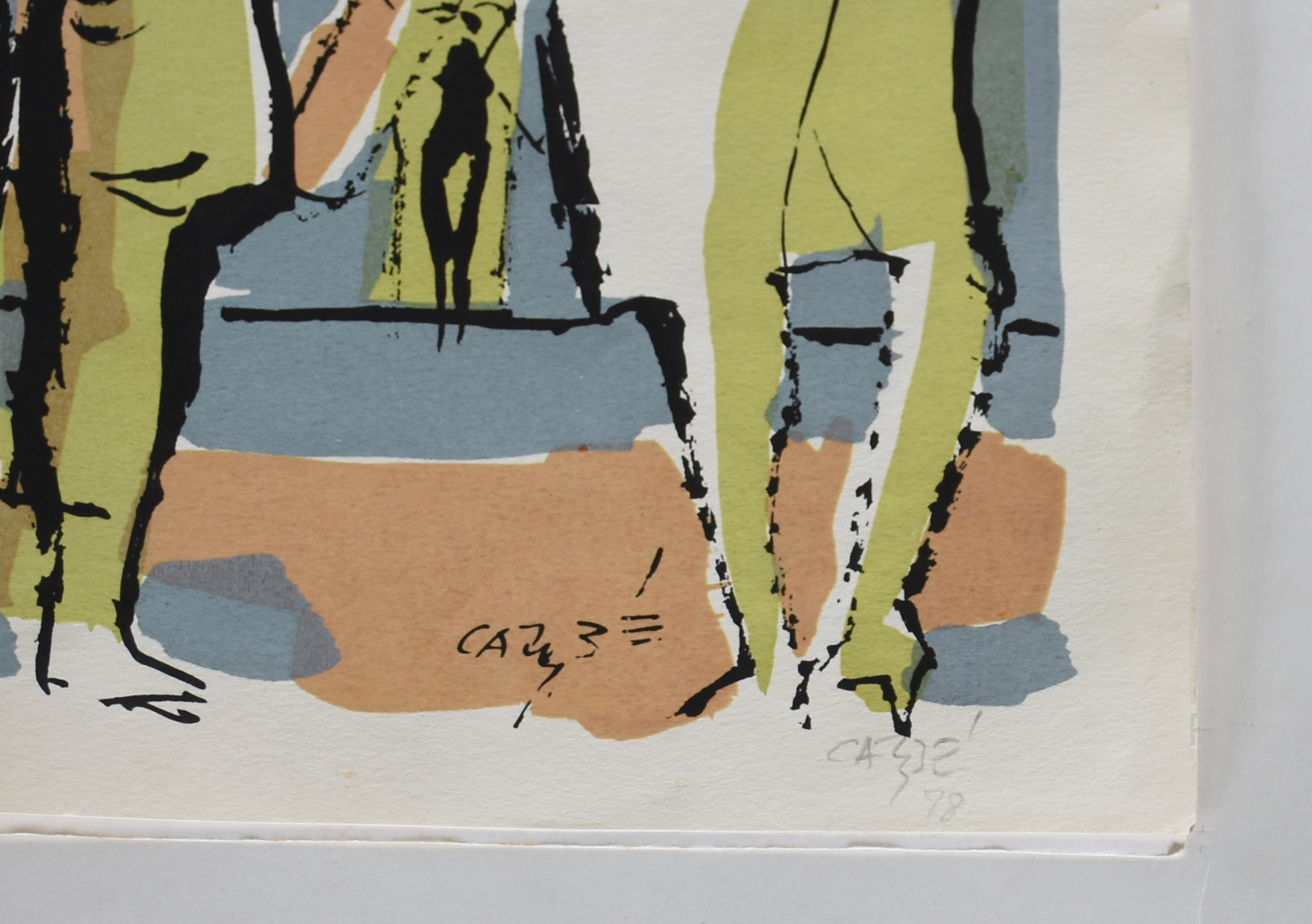 Hector Carybé (1911-1997), Figuras da noite - foto 2 de 3