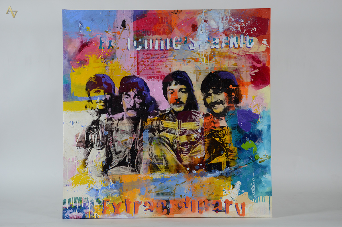 CLAUS COSTA - The Beatles - téc. mista - 120 x120 - foto 1 de 4