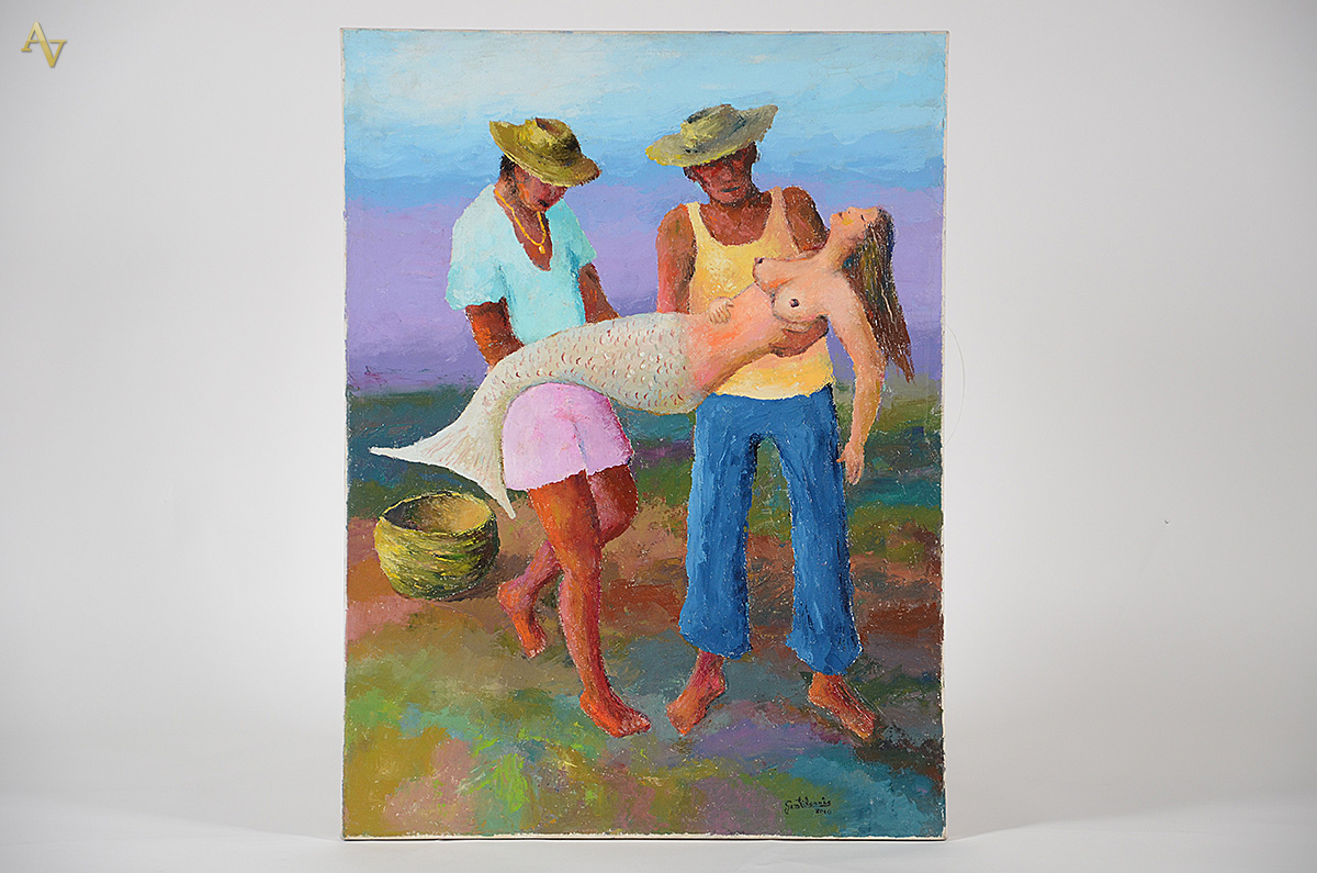 GENTIL CORREA - Pescador - ost - 60 x 80 - foto 1 de 4