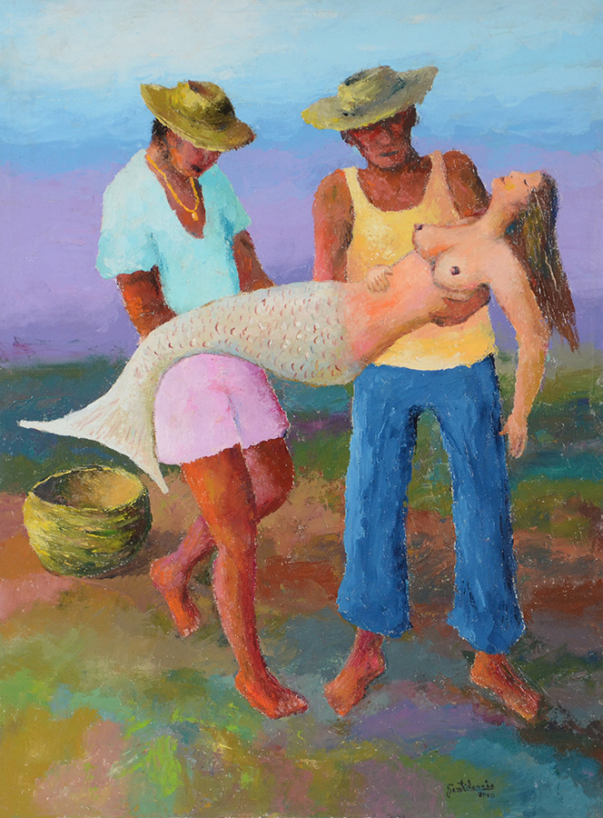GENTIL CORREA - Pescador - ost - 60 x 80 - foto 2 de 4