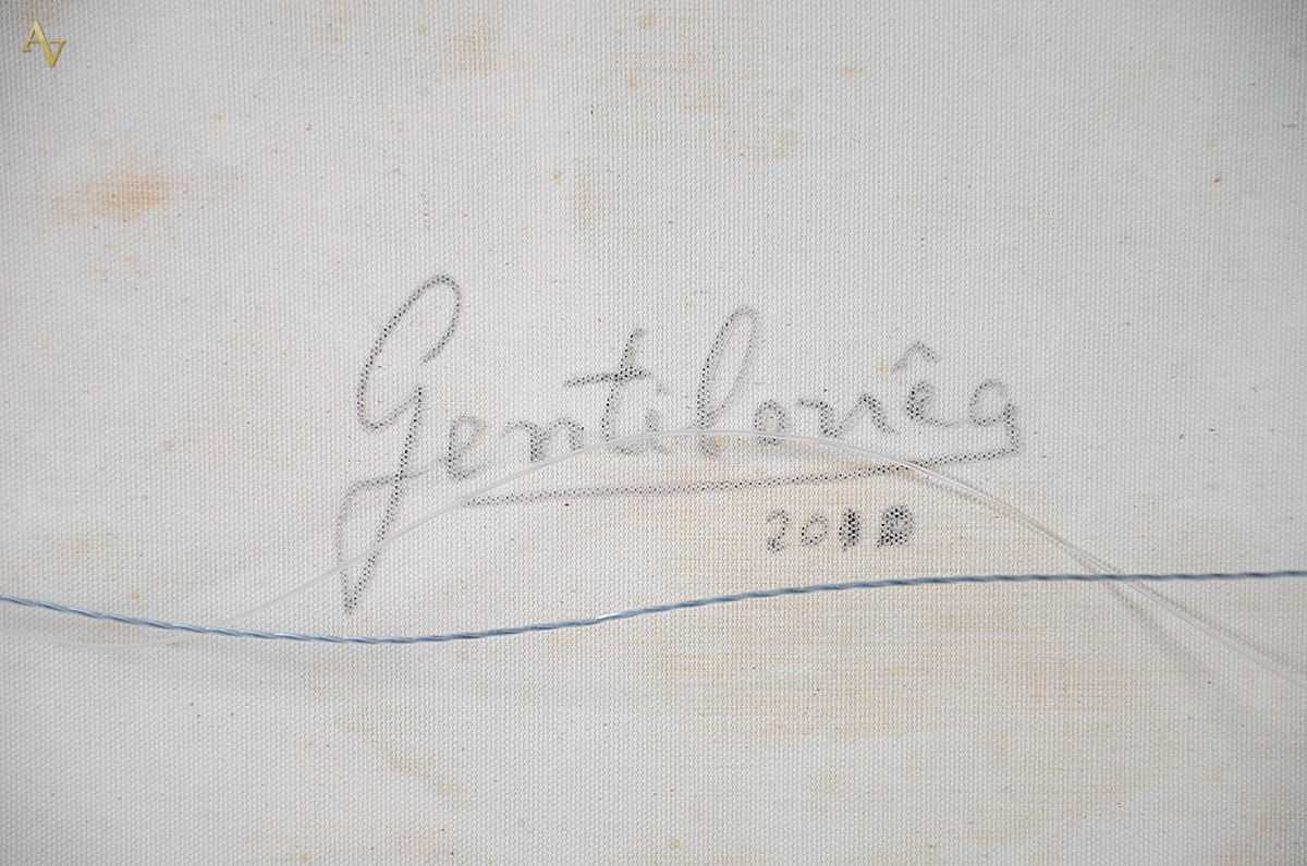 GENTIL CORREA - Pescador - ost - 60 x 80 - foto 4 de 4