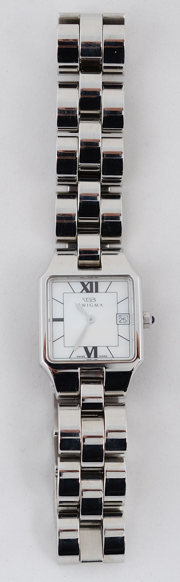 ENIGMA - Relógio feminino de aço por Gianni Bulgari, resistente a... - foto 2 de 3