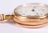 Relógio de bolso  de ouro 18 k, pertenceu a Ben... - Relógio de bolso  de ouro 18 k, pertenceu a Benjamin Constant , gravado com o nome dele e datado de 1888, marca A.W.Co.  WALTHAM ( Por questão d...
