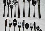 Faqueiro  em inox  composto de , 12 facas, 12 g... - Faqueiro  em inox  composto de , 12 facas, 12 garfos, 12 colheres grandes ; 12 facas , 12 garfos, 12 colheres sobremesa; 12 facas  e 12 garfos p...
