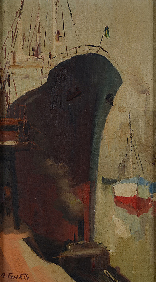 A. FINATTI - Barcos - ost - 26 x 14 - foto 2 de 3