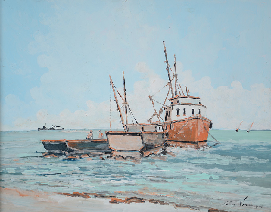 ALCIR VIANNA - Marinha - ose - 38 x 46 - foto 2 de 3