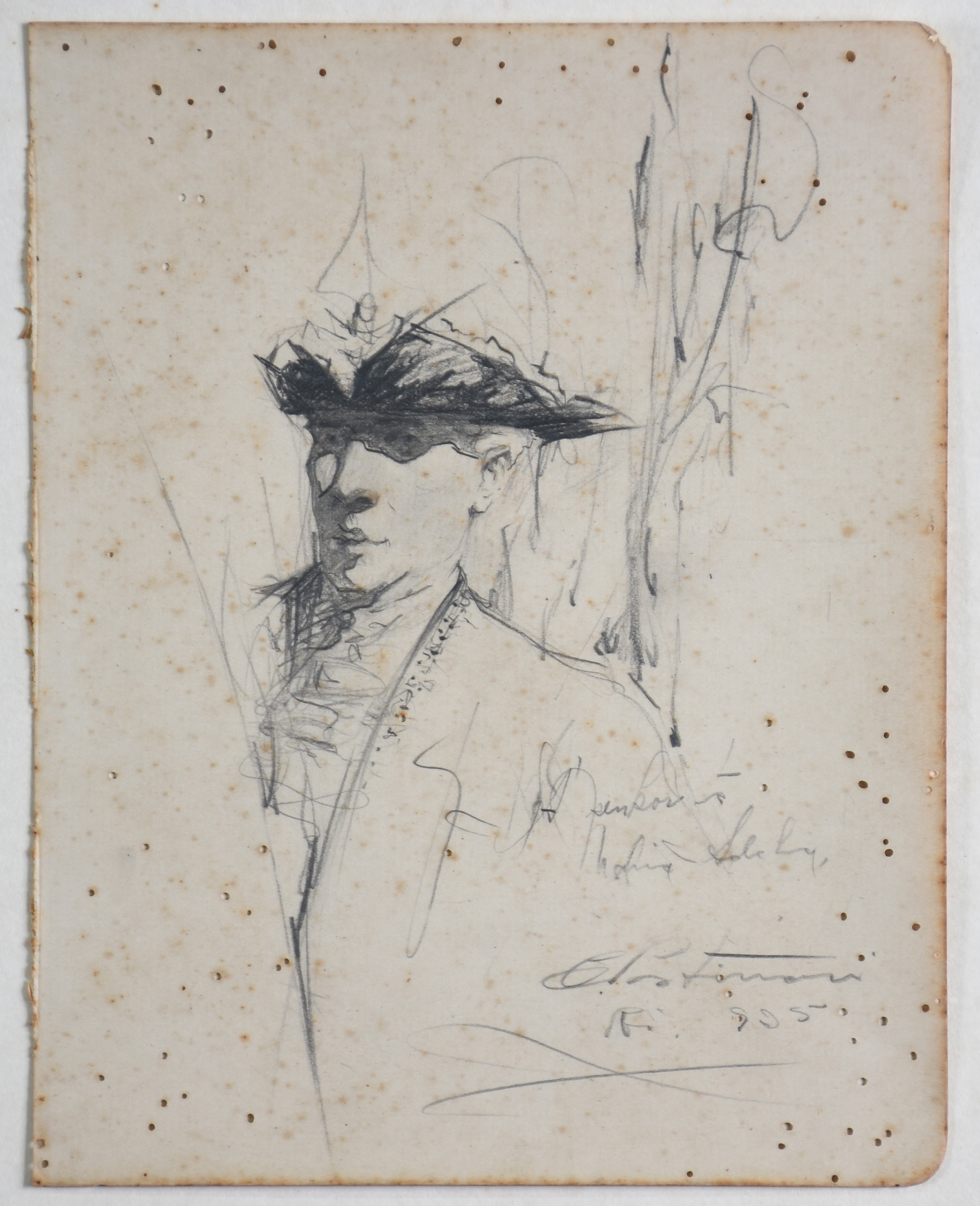 Cândido Portinari (1903-1962), Rapaz com chapéu - foto 1 de 4