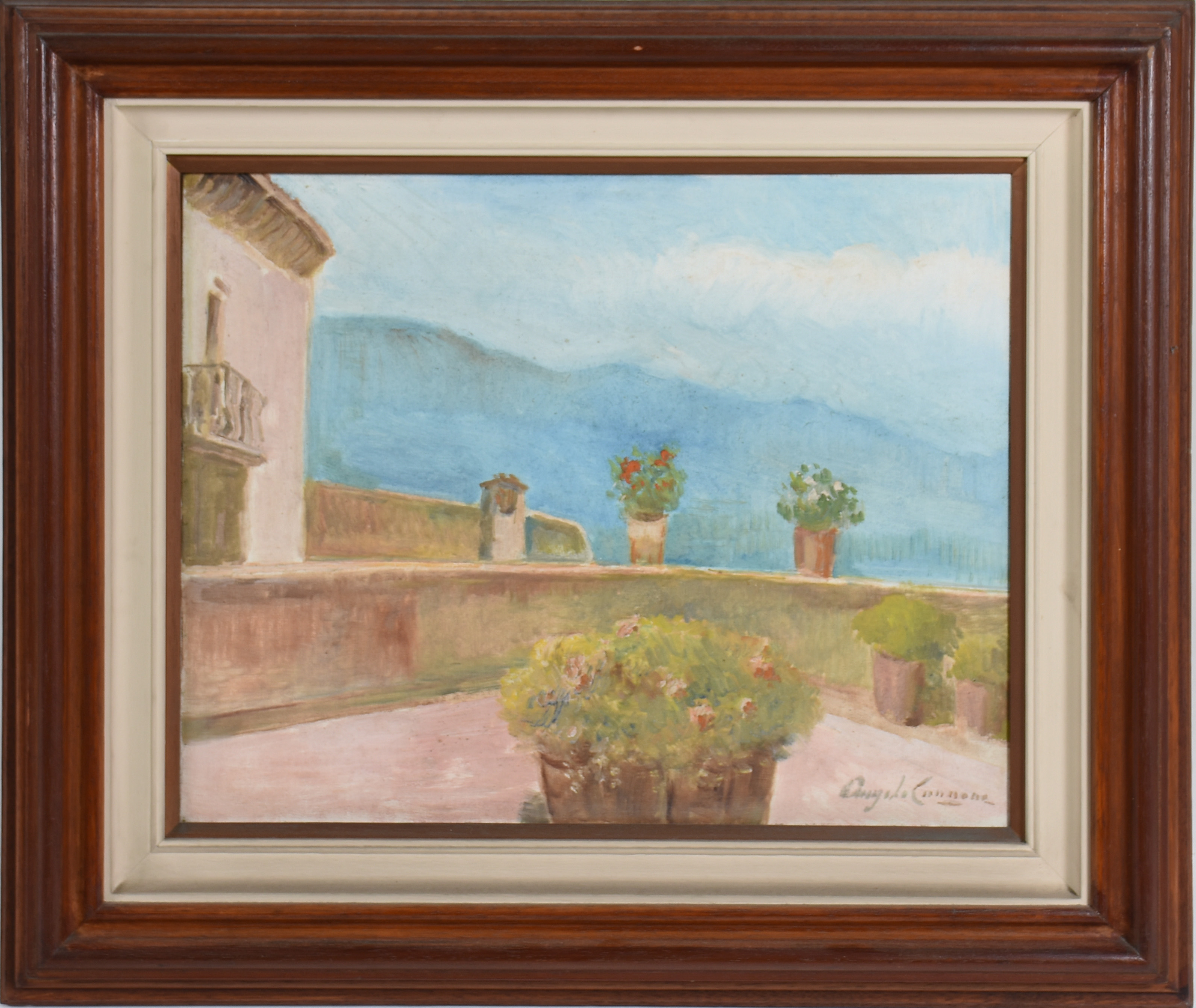 Angelo Cannone (1899-1992), Varanda em Picinisco, Itália - foto 1 de 3