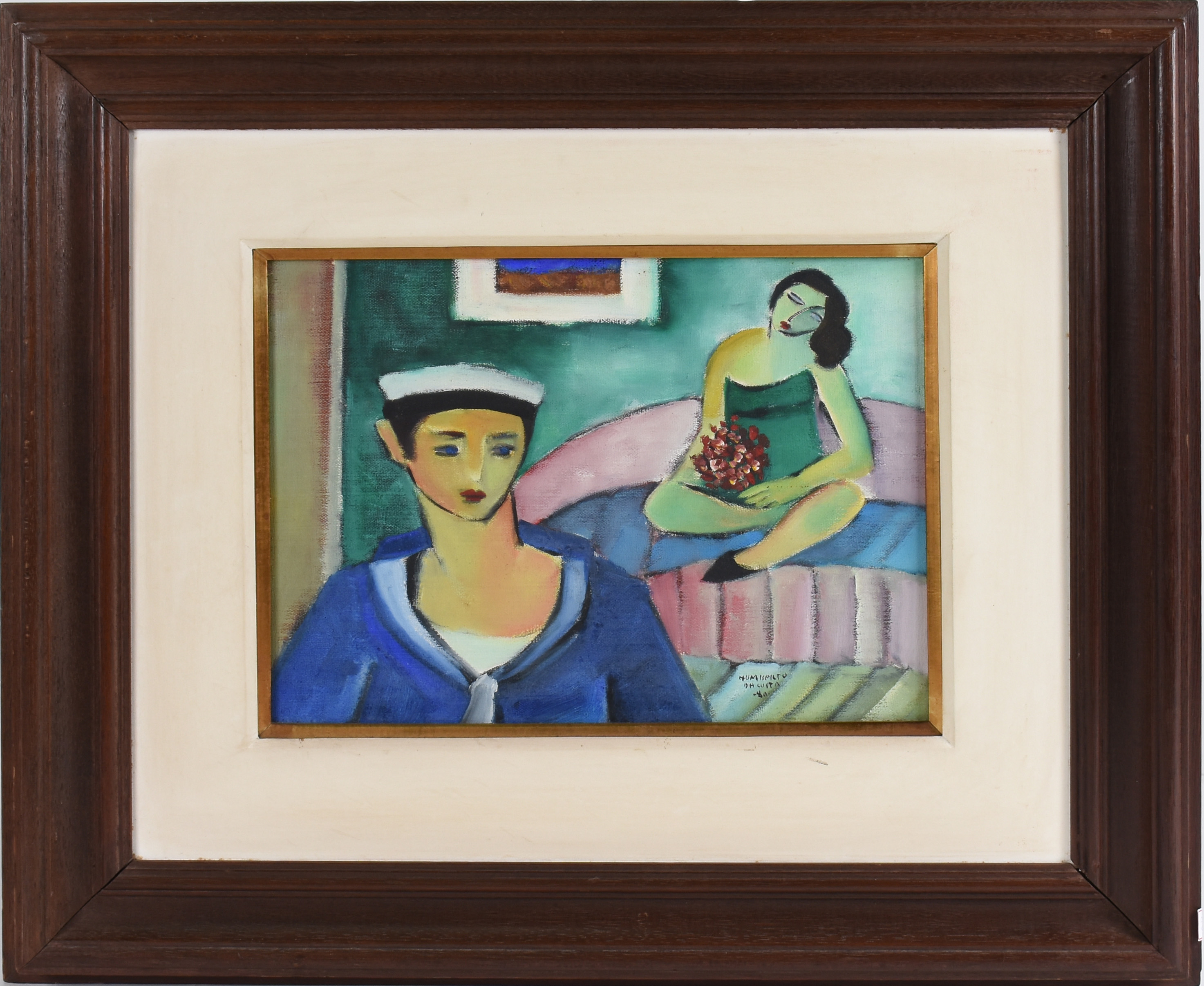 Humberto da Costa (1941), Marinheiro e mulher com flores - foto 1 de 3