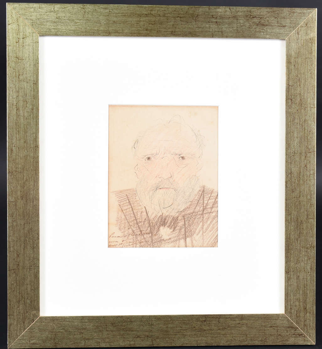 Cândido Portinari (1903-1962), Cabeça de velho - foto 1 de 4