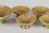 Saladeira com 5 bowls de Faiança  Inglesa - Car... - Saladeira com 5 bowls de Faiança  Inglesa - Carlton Ware- Australian design