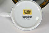 Aparelho de jantar porcelana  Vista Alegre  , f... - Aparelho de jantar porcelana  Vista Alegre  , feito no Brasil, composto de 6 pratos rasos ( 1 com peq. bicado), 6 fundos, 6 de sobremesa ( 1 bic...