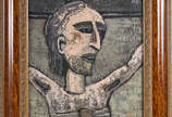 AFRÂNIO PESSOA ( 1930 / 2017), Cristo na cruz - o.s.t., datado de 2003