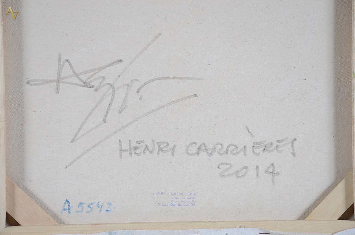 HENRI CARRIERES - Figuras - OST - 50 x 60 - foto 4 de 4