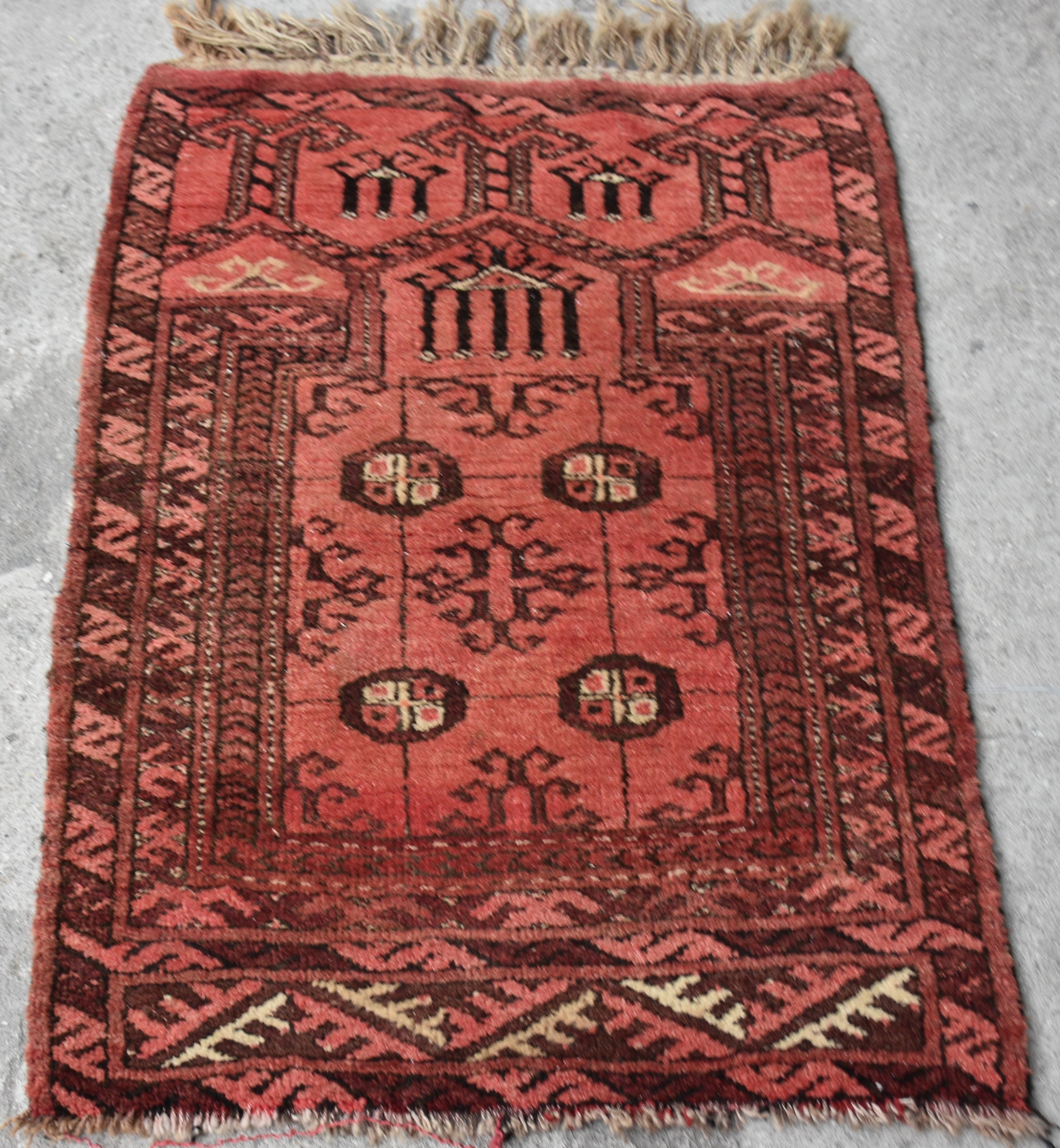 Tapete Afghan med. 0,98 x 0,75 m. - foto 1 de 2