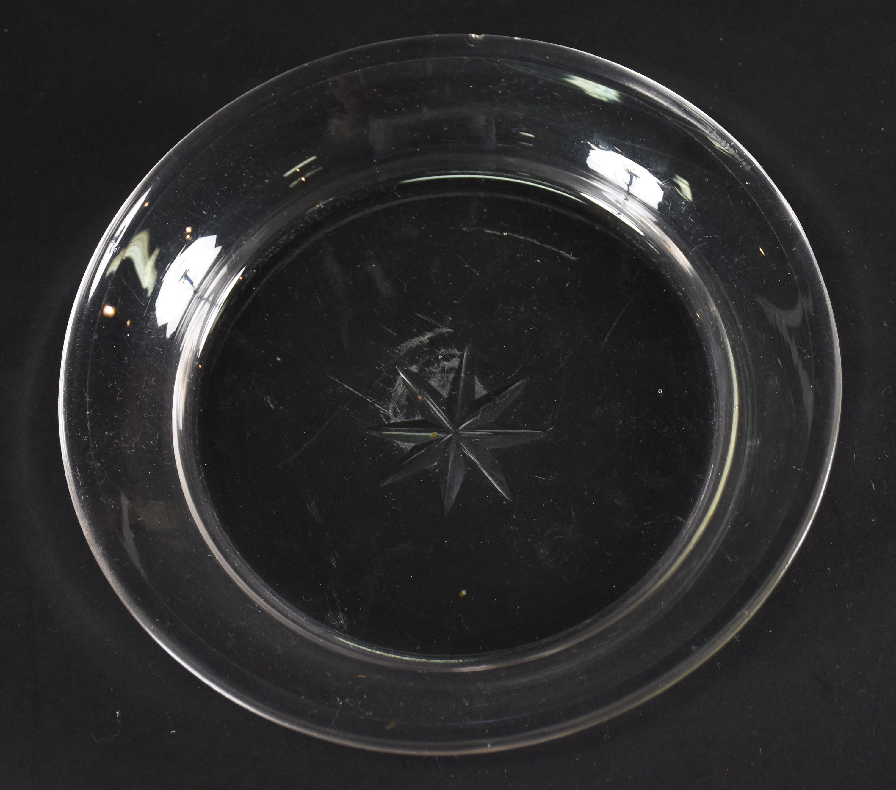 Compoteira em demi cristal lavrado com presentoir adaptado - foto 3 de 5