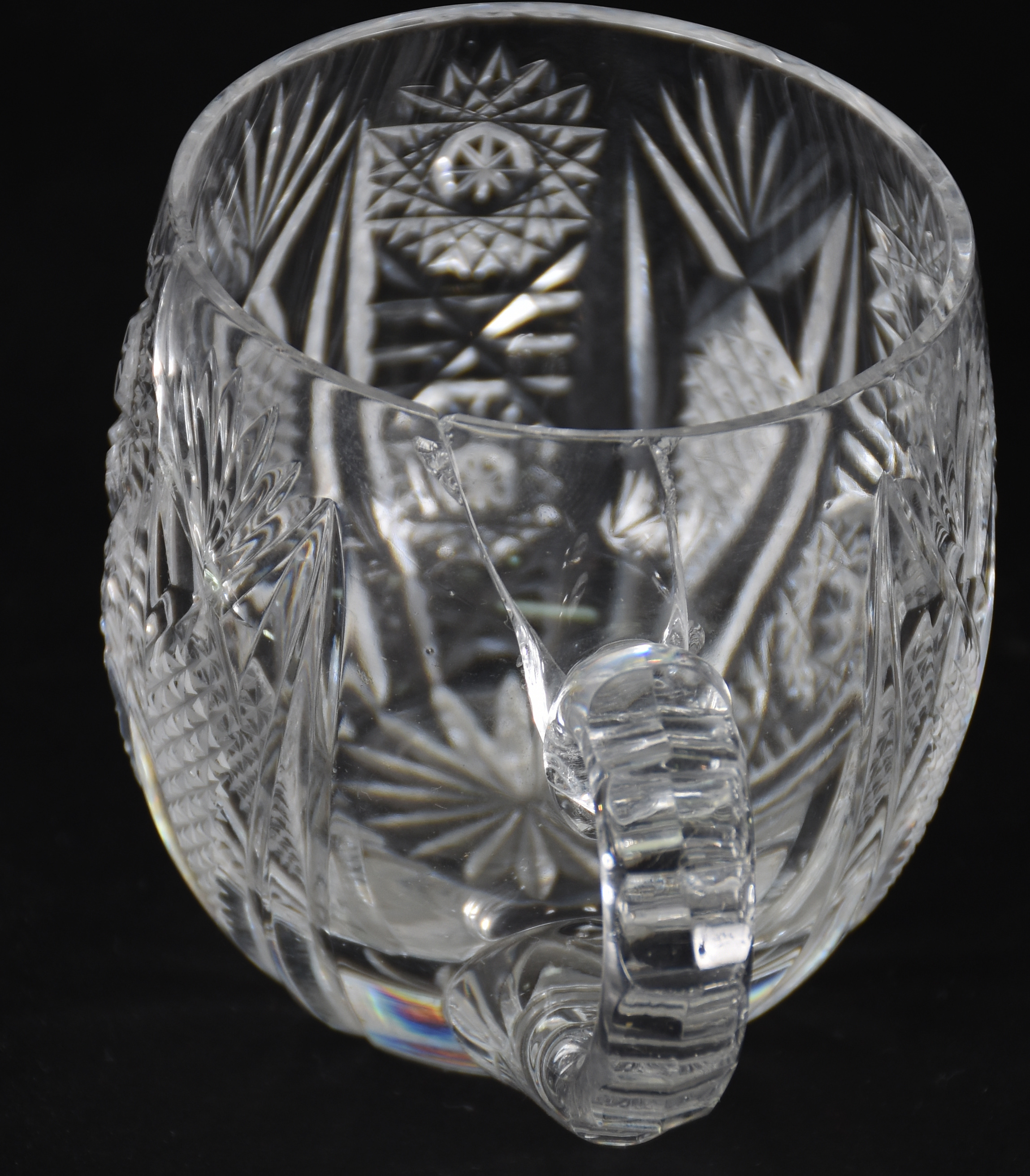 Conjunto de poncheira com 10 canecas e presentoir de cristal... - foto 4 de 5