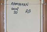 Rubens Gerchman (1942-2008), Casal 20 - o.s.t.  - med. 1,00 x 1,00 m. ( Reproduzido no catálogo de Evandro Carneiro ) 