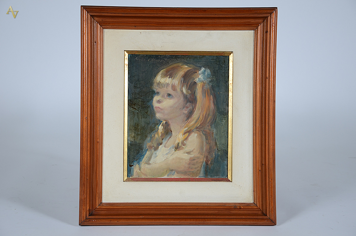 AURÉLIO D'ALINCOURT - Menina - ose - 27 x 22 - foto 1 de 3