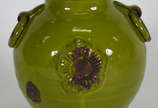 Vaso verde de  de porcelana - Vaso verde de  de porcelana