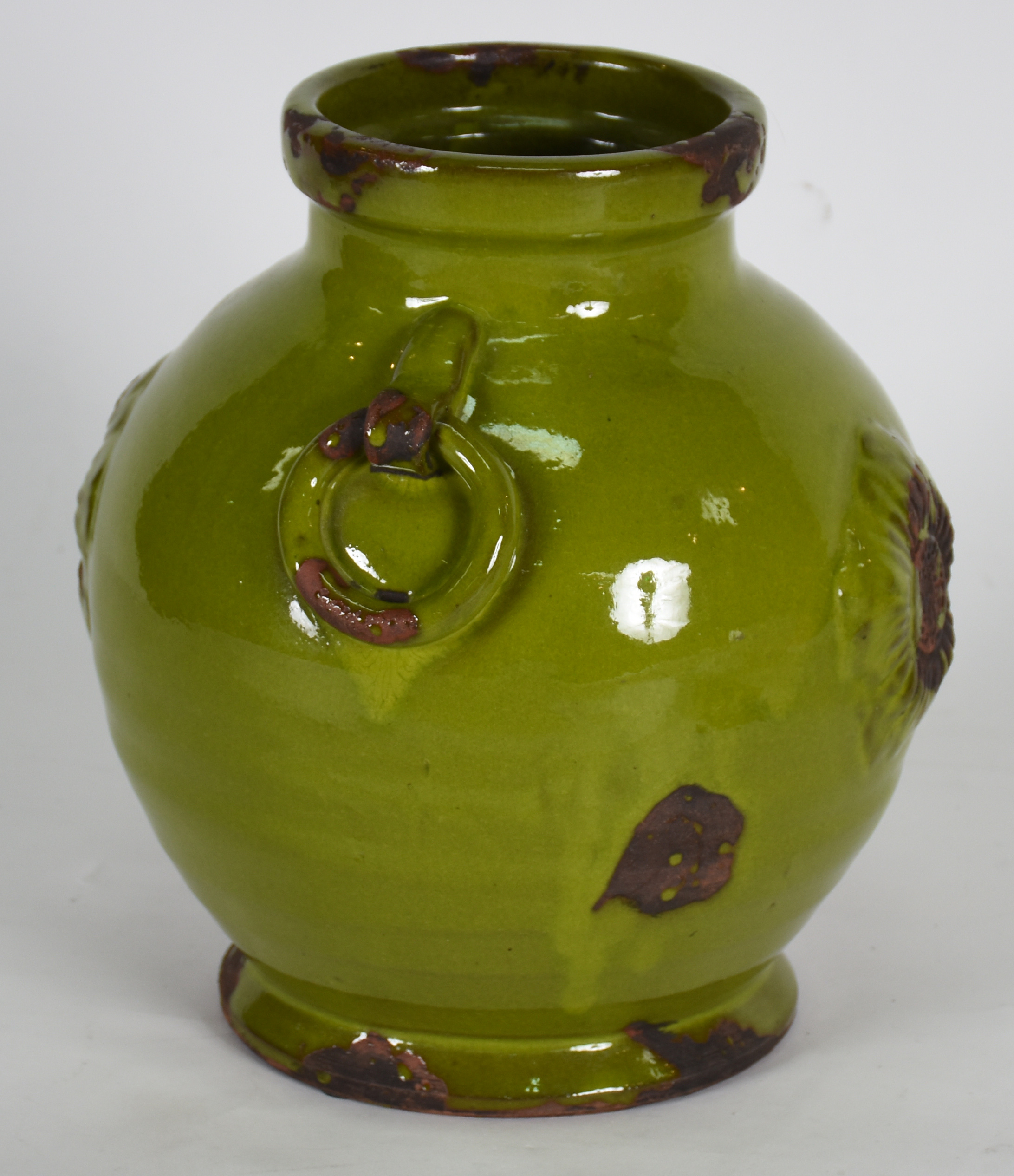 Vaso verde de de porcelana - foto 2 de 3
