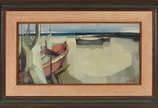 Armínio Pascual (1920-2006), Carcavelos, Lisboa... - ose - med. 32 x 63 cm. datado 1974
