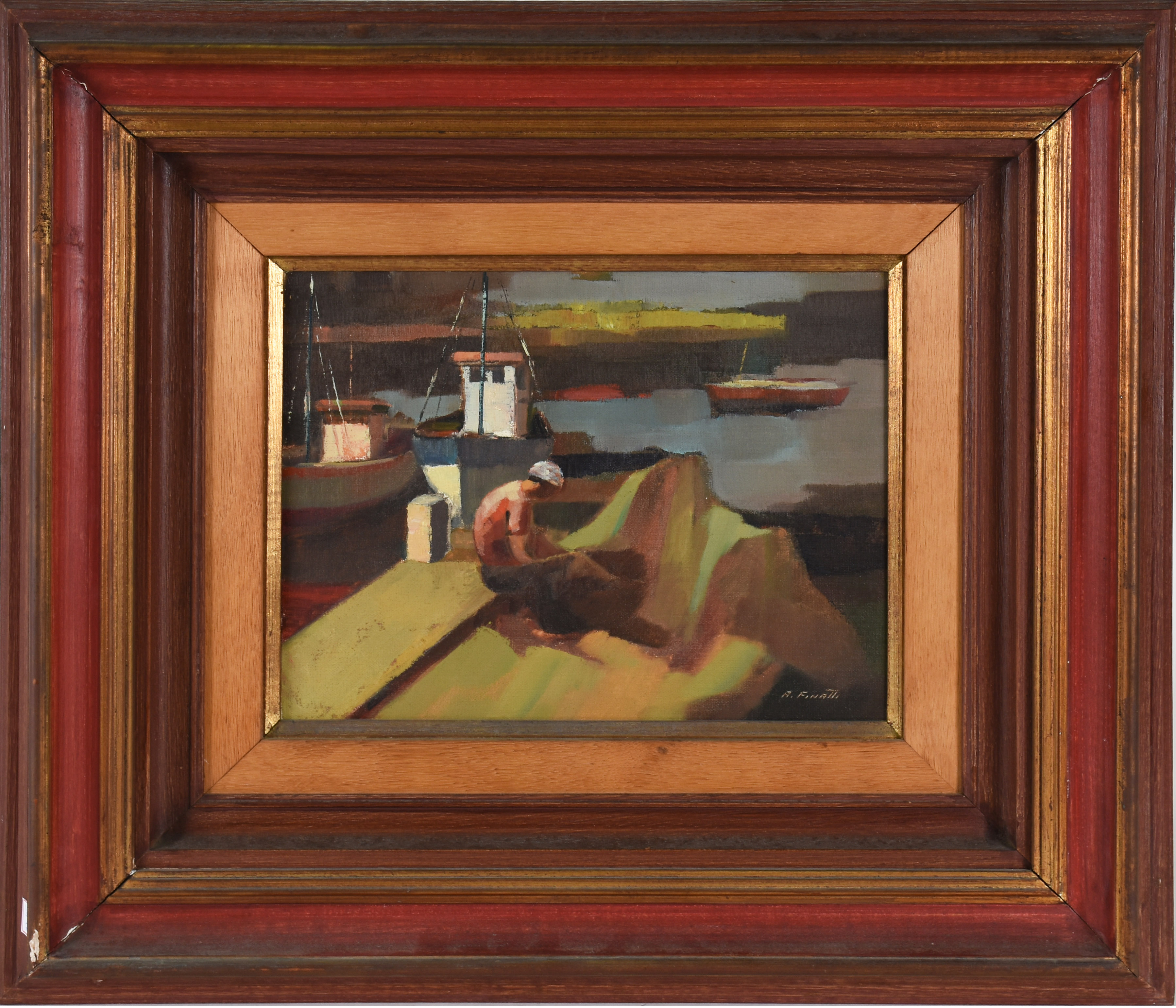 Antenor Finatti (1923), Barcos e figura - foto 1 de 3