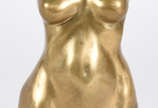 Carlos Araujo (1950), Torso feminino - Escultura em bronze , assinada 