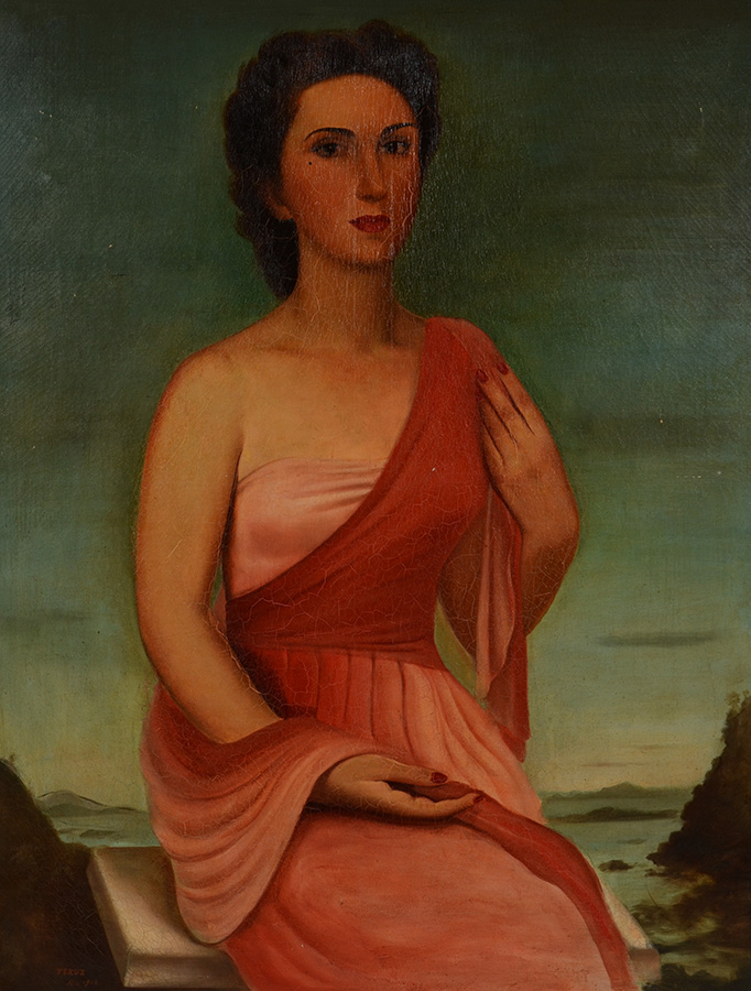 TERUZ, Orlando (1902 - 1984) - Figura feminina - ost - 114 x 90... - foto 2 de 3