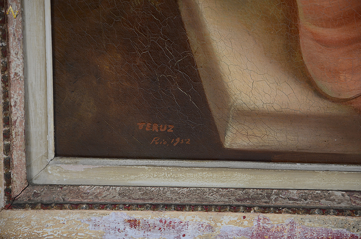 TERUZ, Orlando (1902 - 1984) - Figura feminina - ost - 114 x 90... - foto 3 de 3