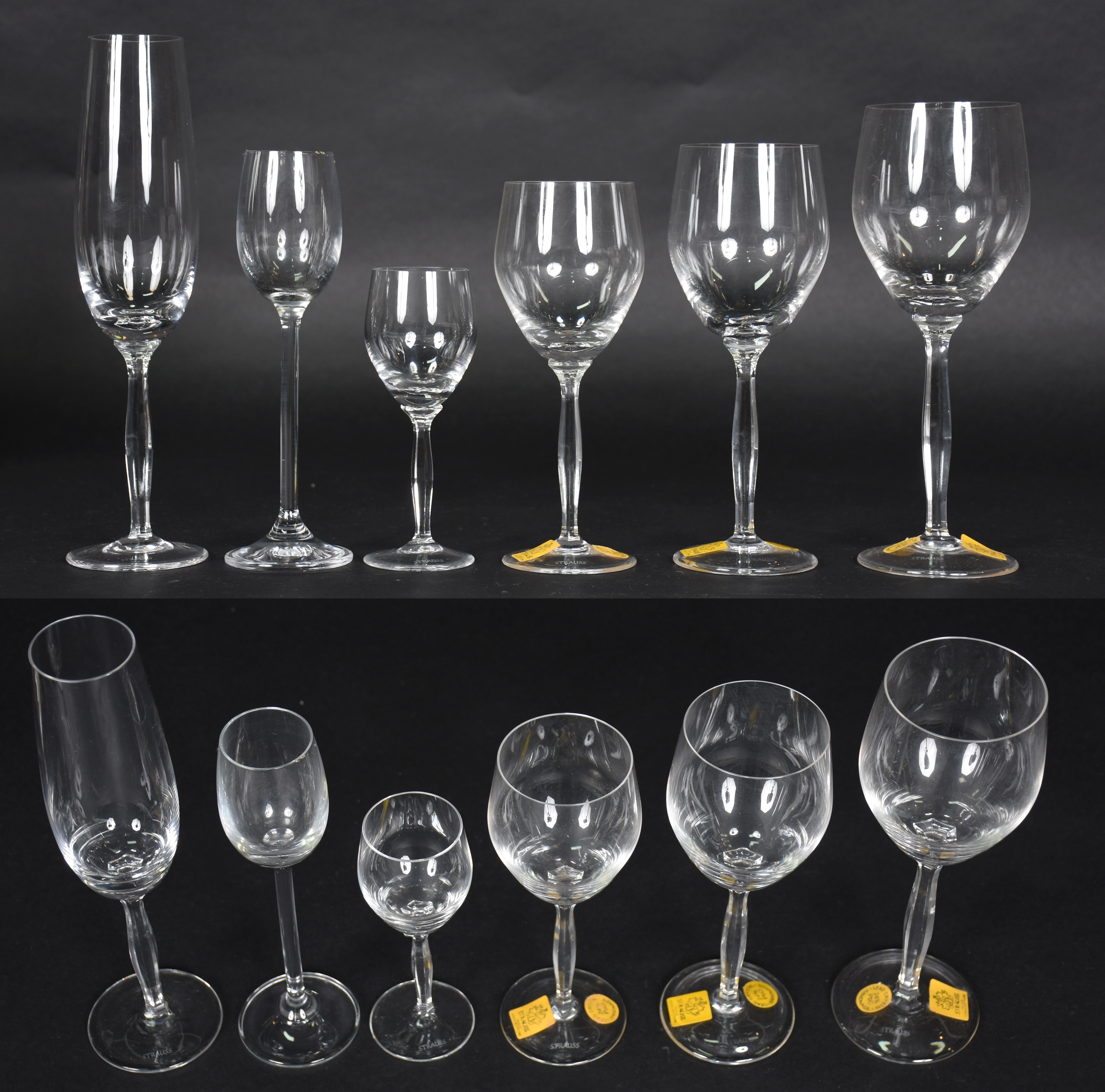 Conjunto de taças de cristal Strauss composto de 12 taças para água... - foto 1 de 3