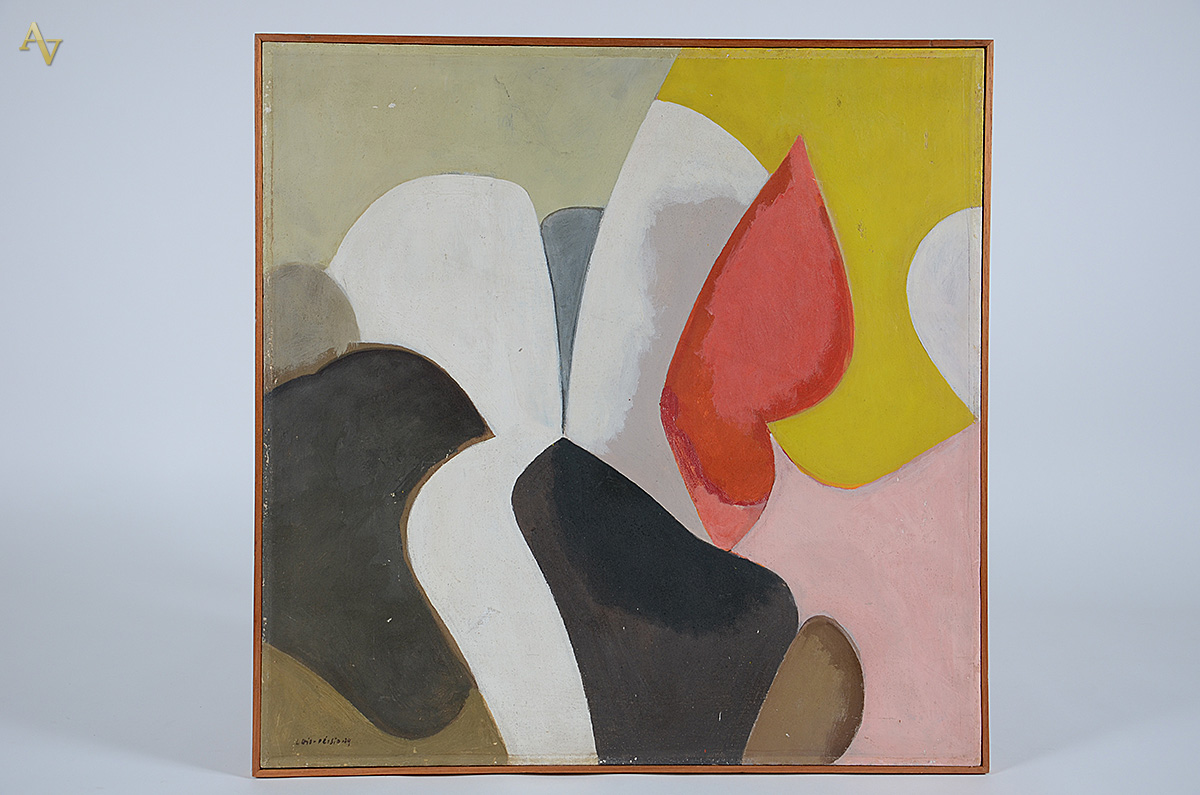 PÉRSIO, Loio (1927 - 2004) - Composição - 60 x 60 - óleo e têmpera... - foto 1 de 4