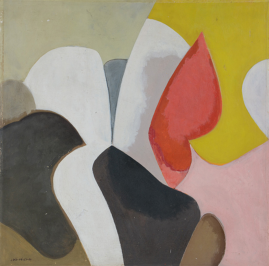 PÉRSIO, Loio (1927 - 2004) - Composição - 60 x 60 - óleo e têmpera... - foto 2 de 4