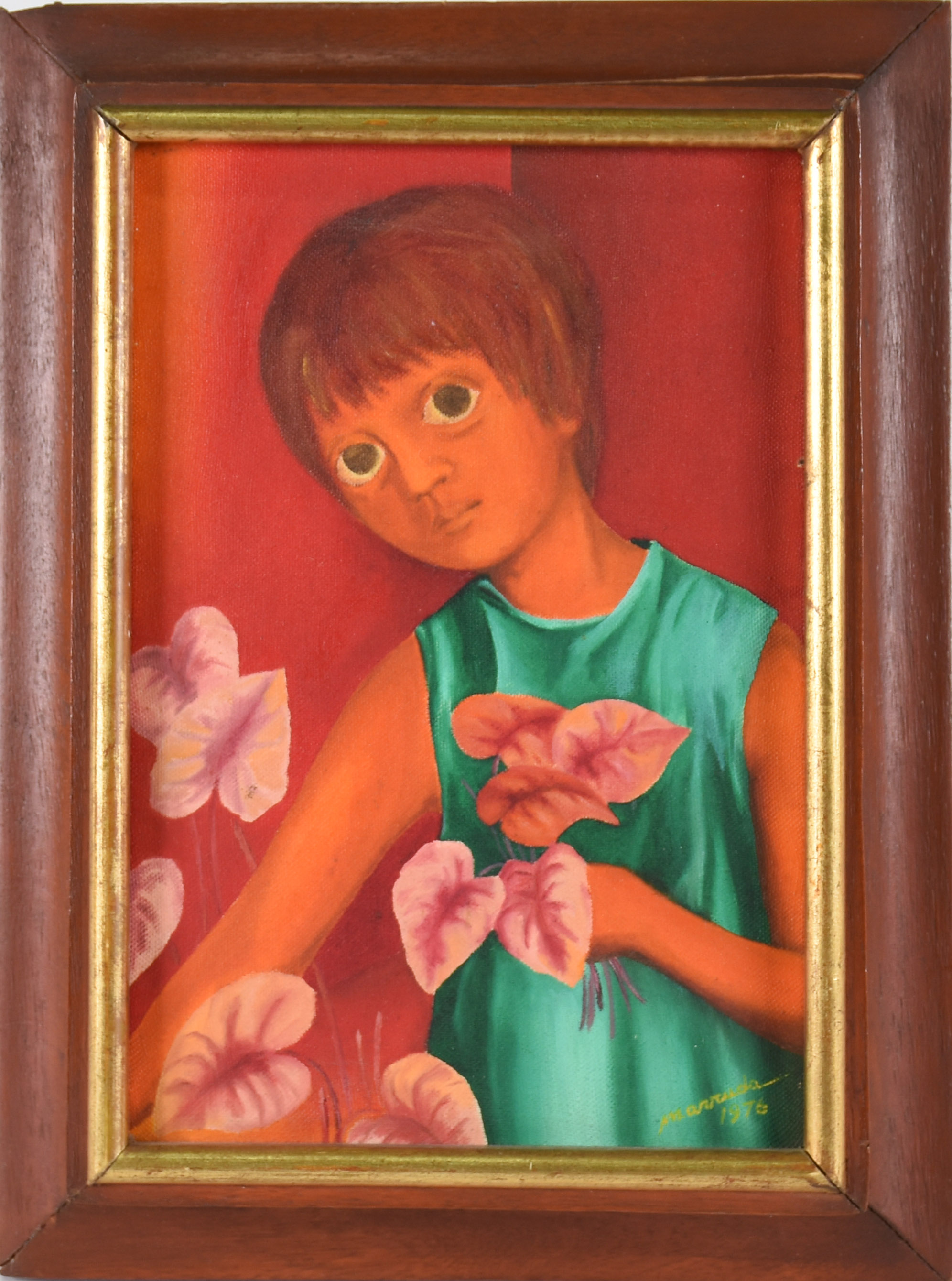 Menina com flores - foto 1 de 3
