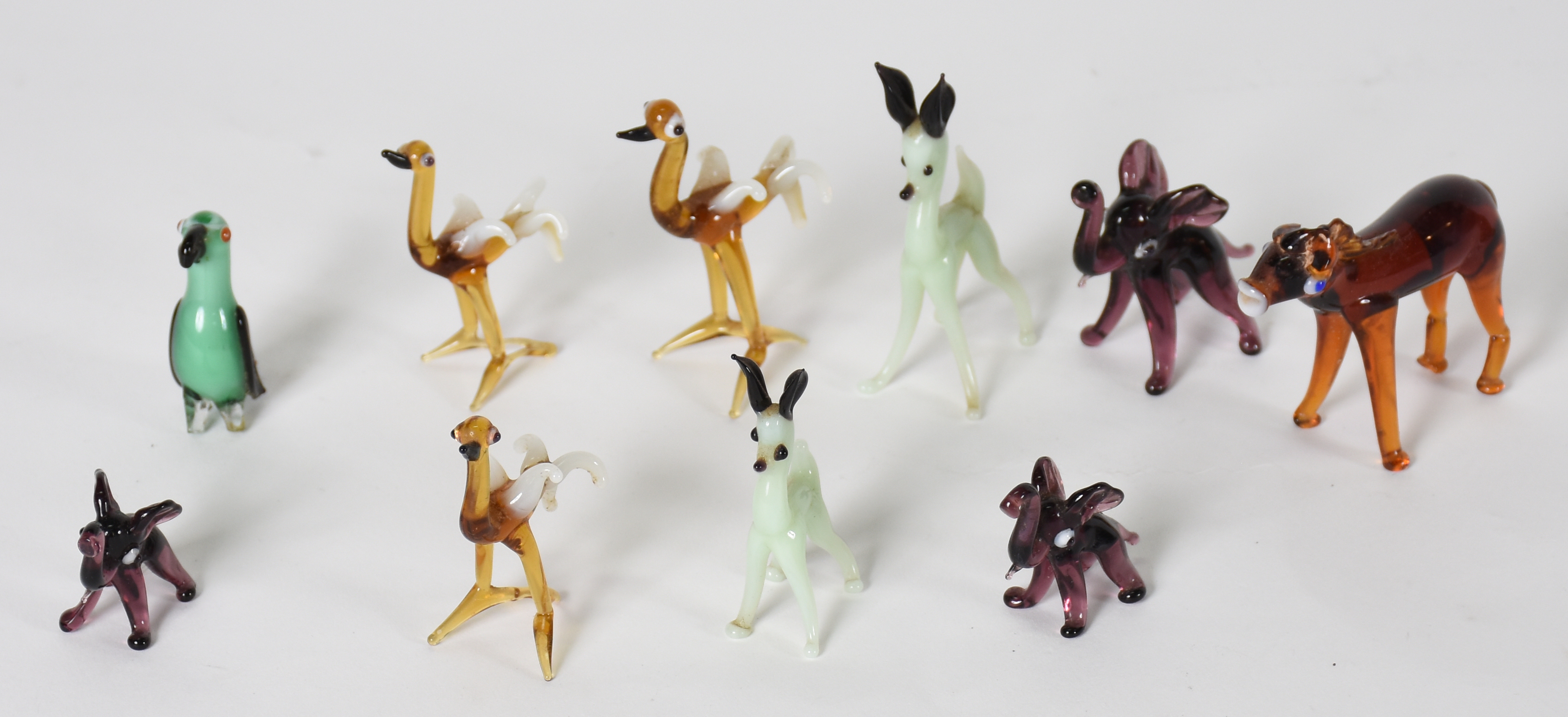 Conjunto com 10 miniaturas de Murano - foto 1 de 5