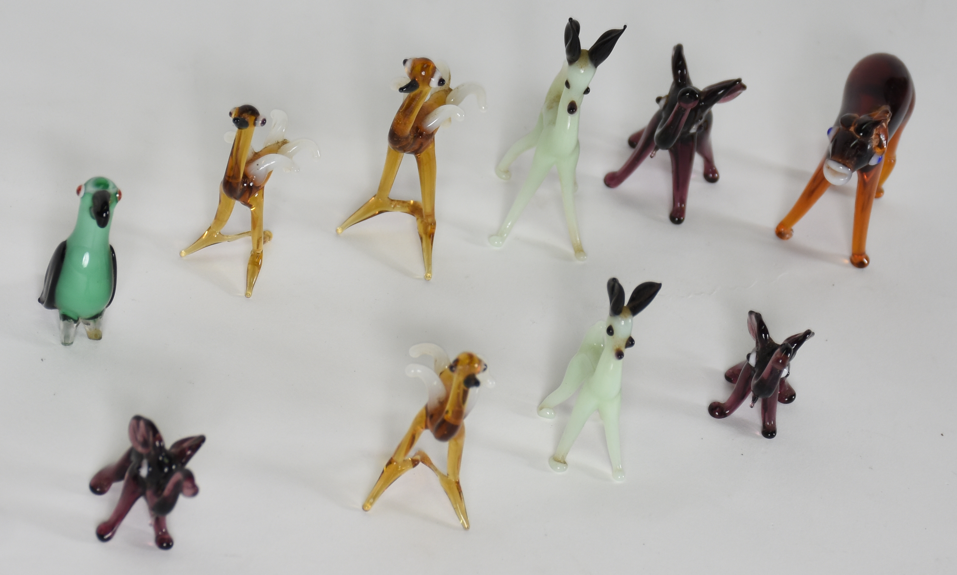 Conjunto com 10 miniaturas de Murano - foto 3 de 5