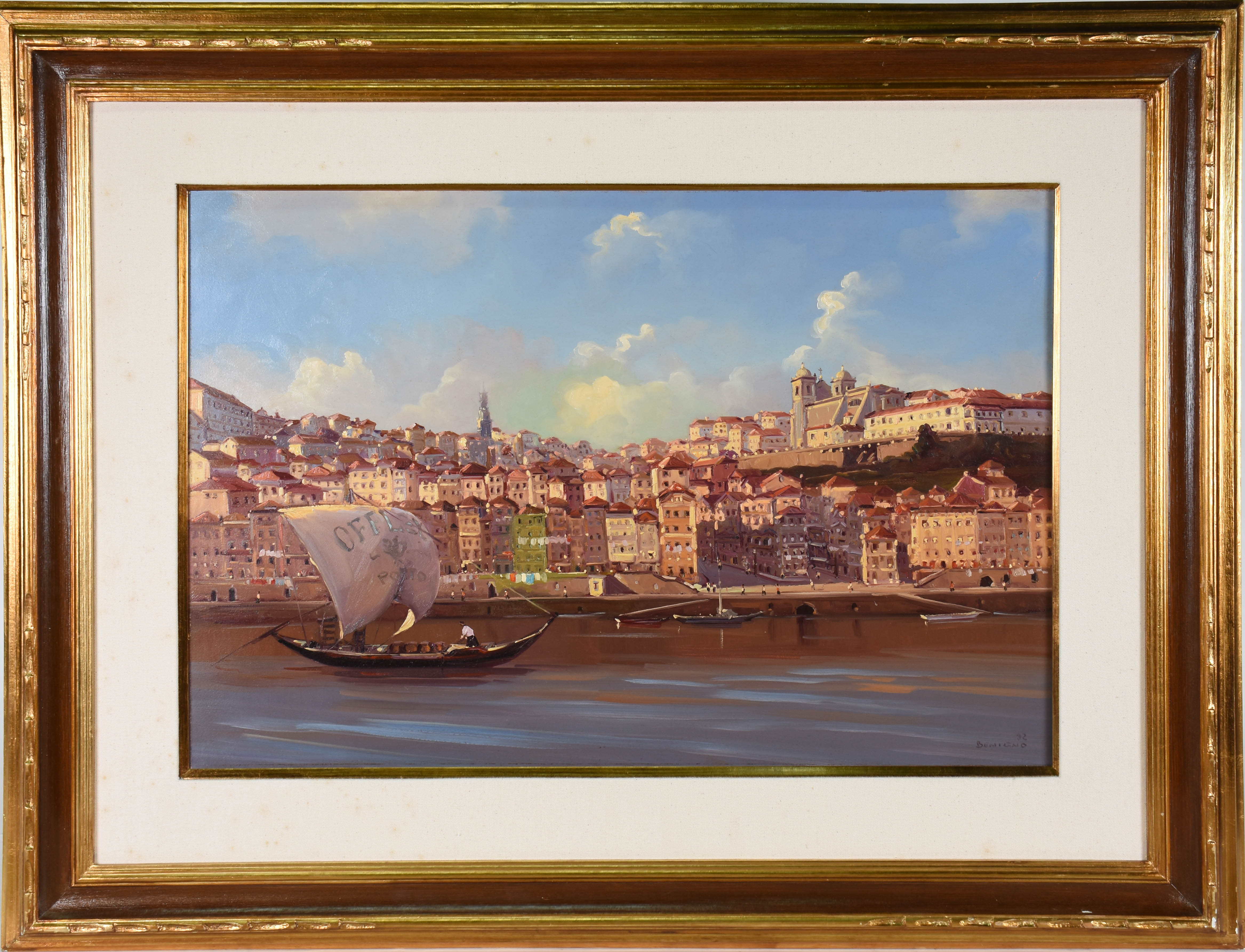 José Benigno (1955), Barco Rabelo no Porto, Portugal. - foto 1 de 3
