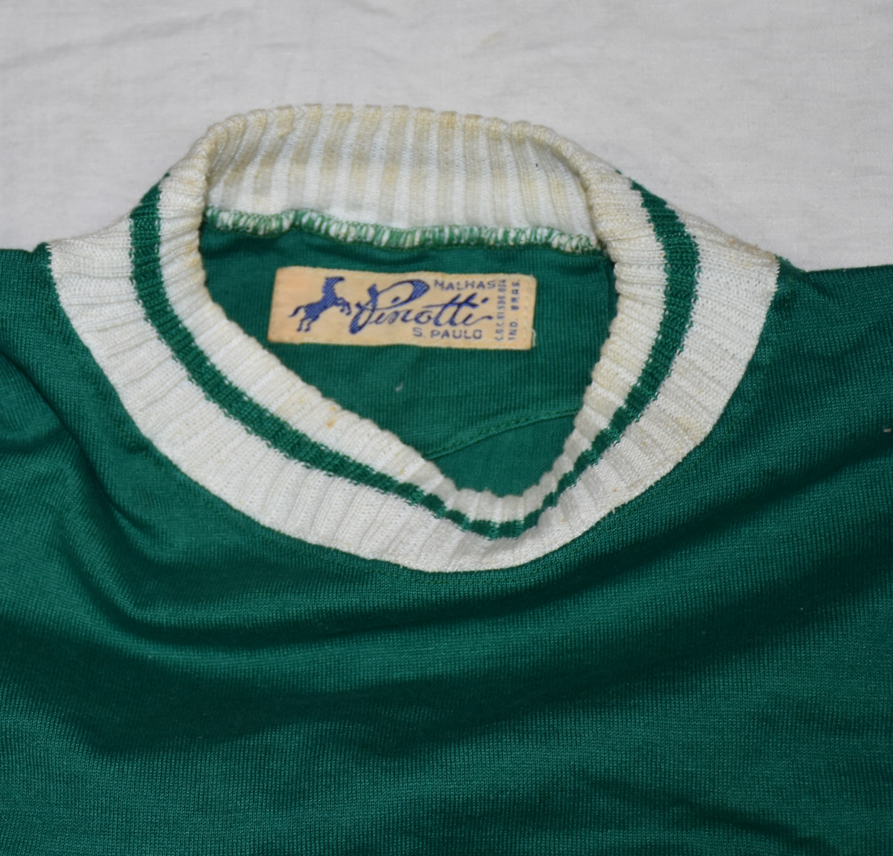 Camisa do time de futebol do Palmeiras com assinaturas de Adhemir da... - foto 2 de 4