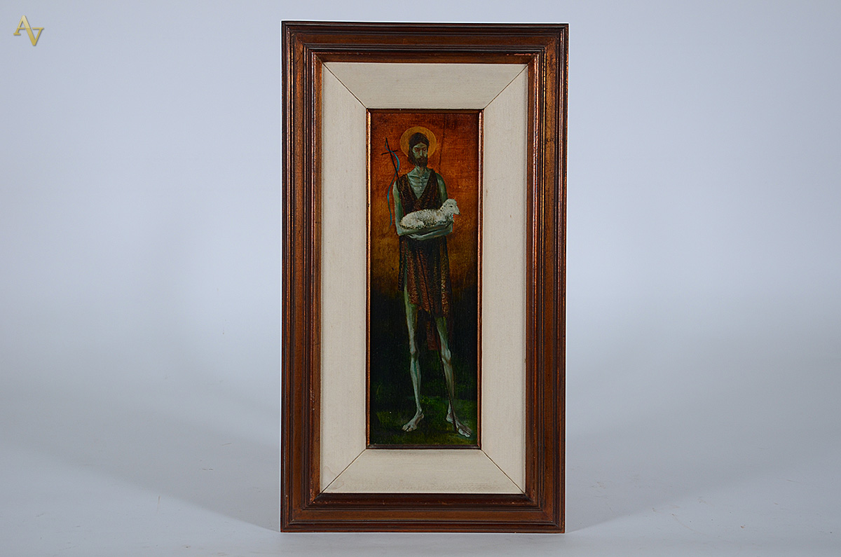 BIANCO, Enrico (1918 - 2013) - Santo - osm - 44 x 16,5. Reproduzido... - foto 1 de 2