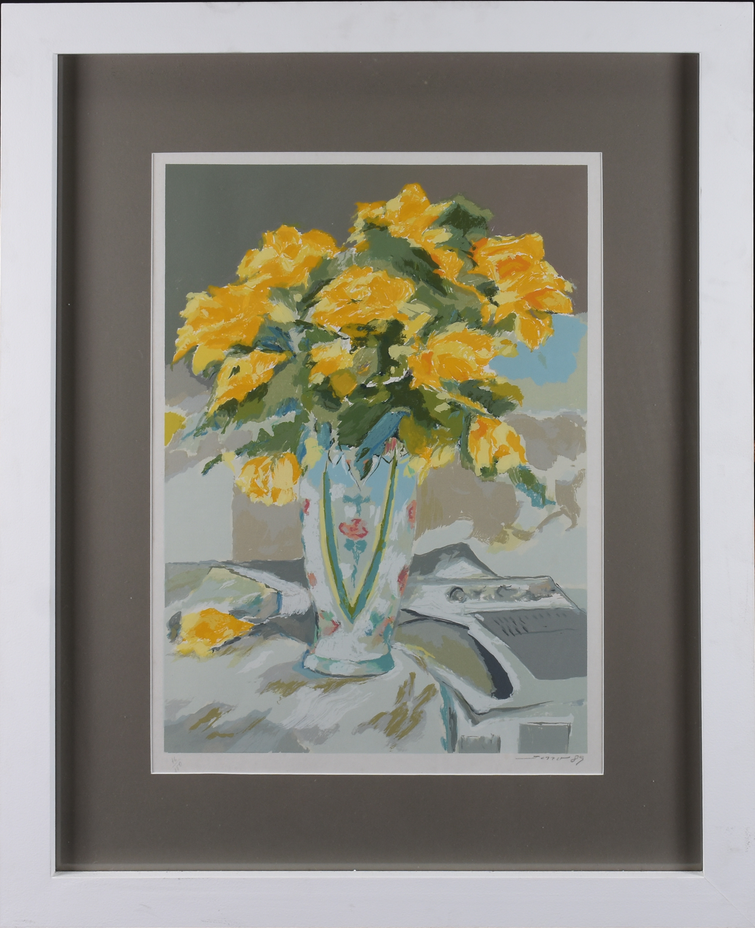 Roberto Rodrigues (1906-1929), vaso de flores - foto 1 de 5