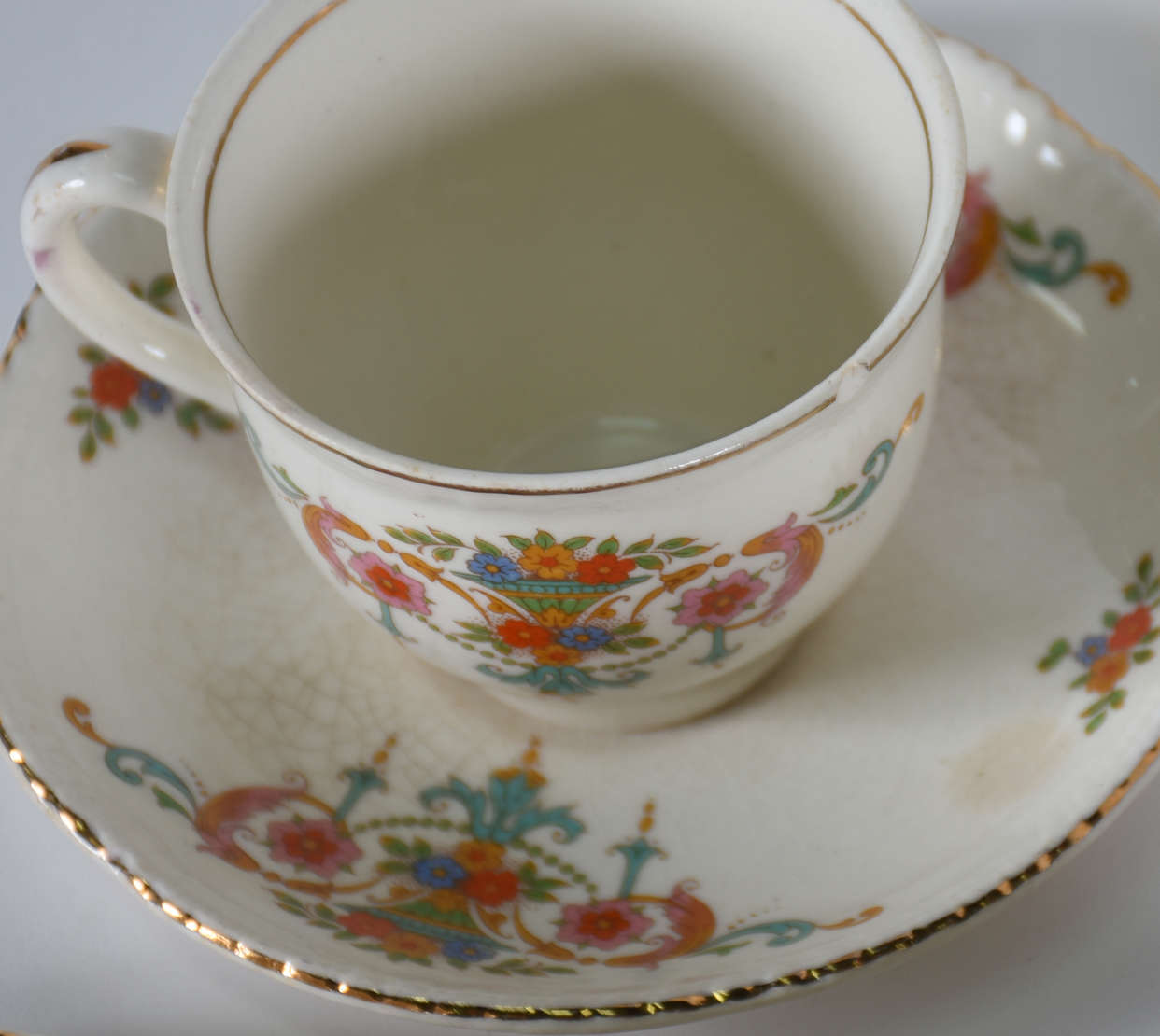 Serviço de chá, café e jantar faiança Inglesa , composto de 21 pratos... - foto 6 de 8