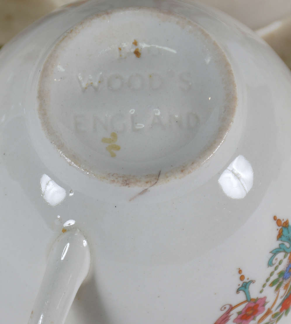 Serviço de chá, café e jantar faiança Inglesa , composto de 21 pratos... - foto 7 de 8