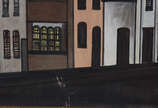 João Alves (1906-1970), Fachada com igreja - o.s.t., datado de 1966 