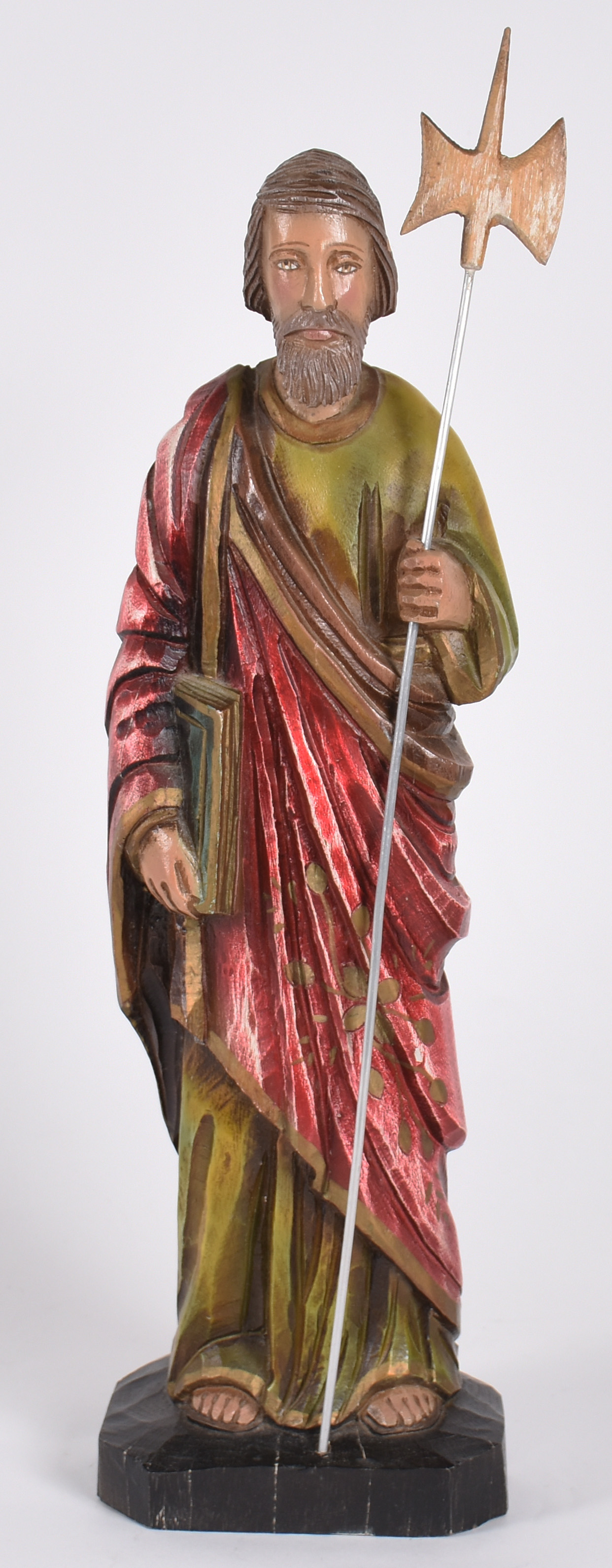Imagem de santo em madeira policromada - foto 1 de 3