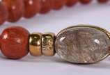 Colar de coral e quartzo - Colar de coral e quartzo