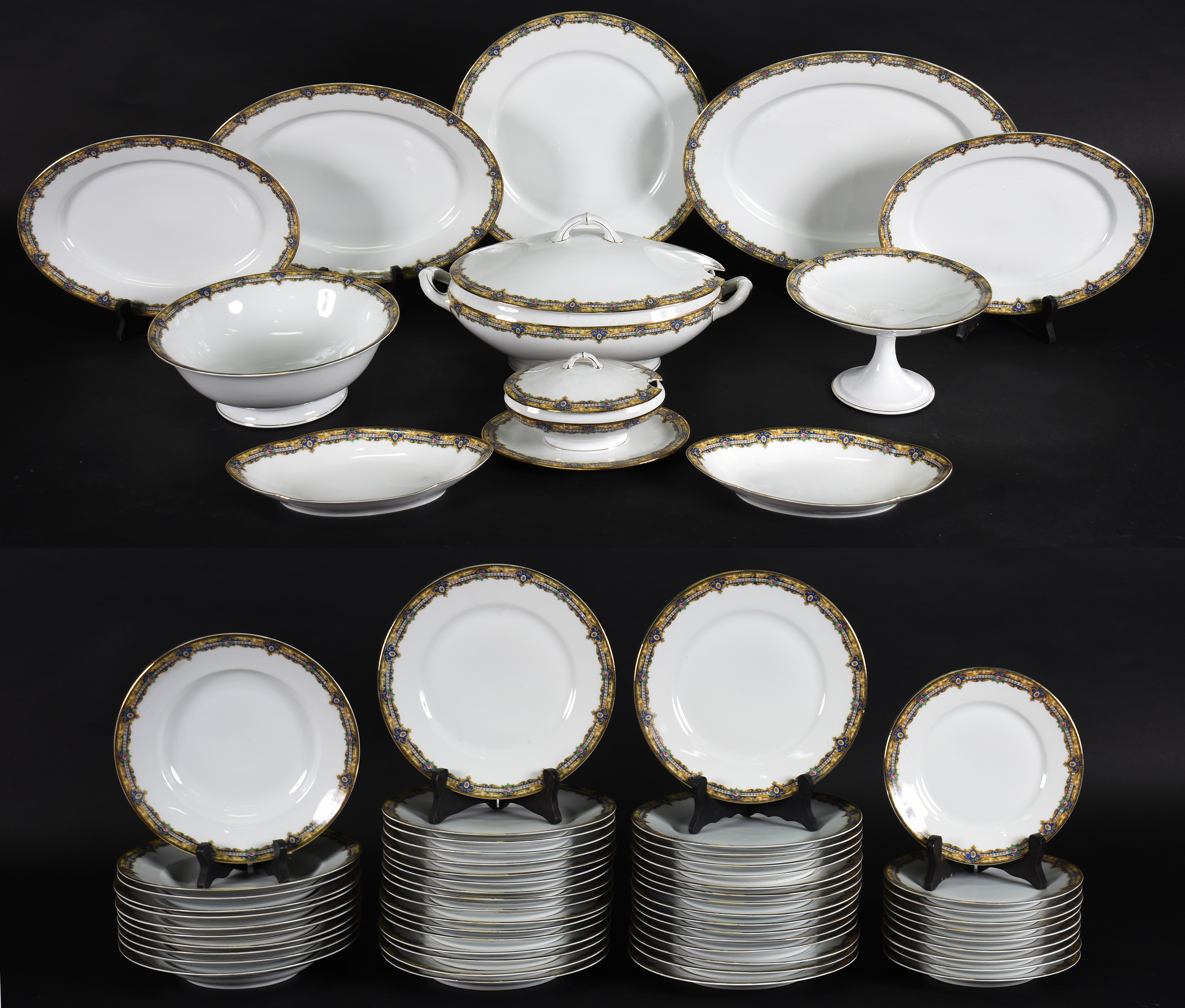Aparelho de jantar de porcelana italiana RICHARD GINORI, uma das mais... - foto 1 de 3