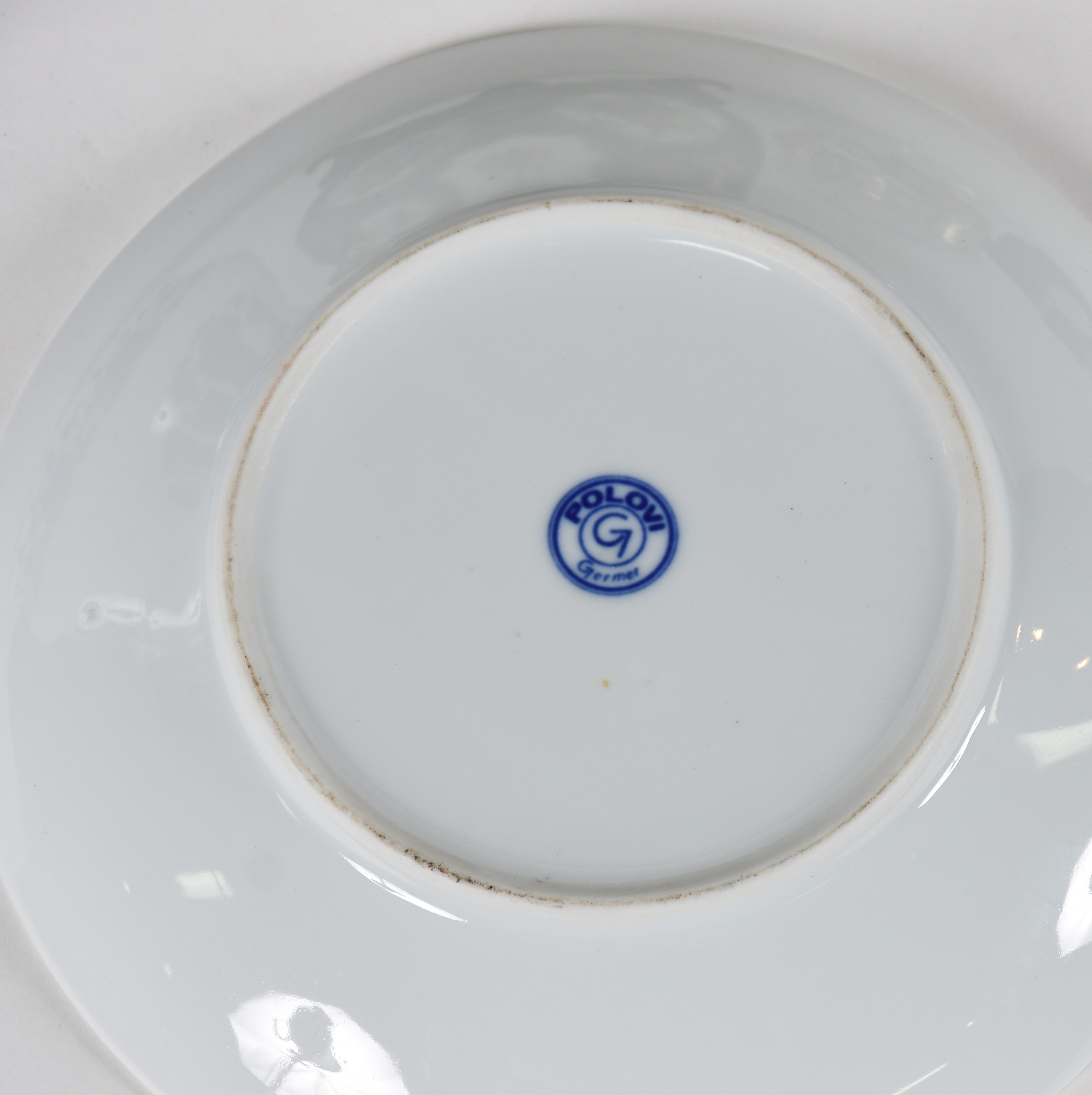 Três cachepots e prato de porcelana - foto 5 de 6