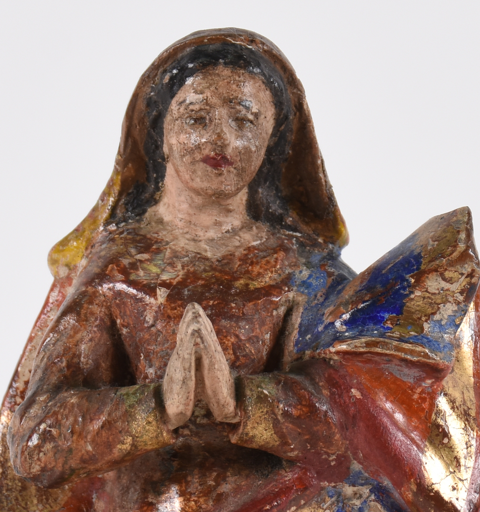 Imagem de Nossa Senhora de madeira policromada - foto 2 de 3