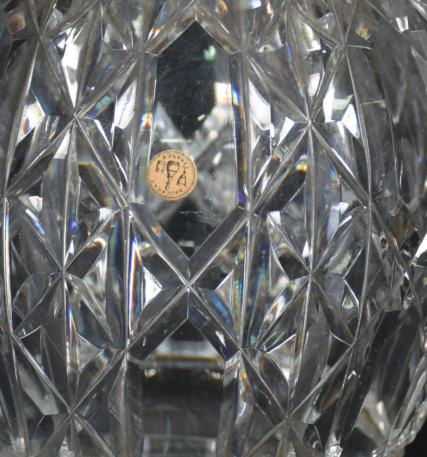 Garrafa de cristal lapidado - foto 2 de 3
